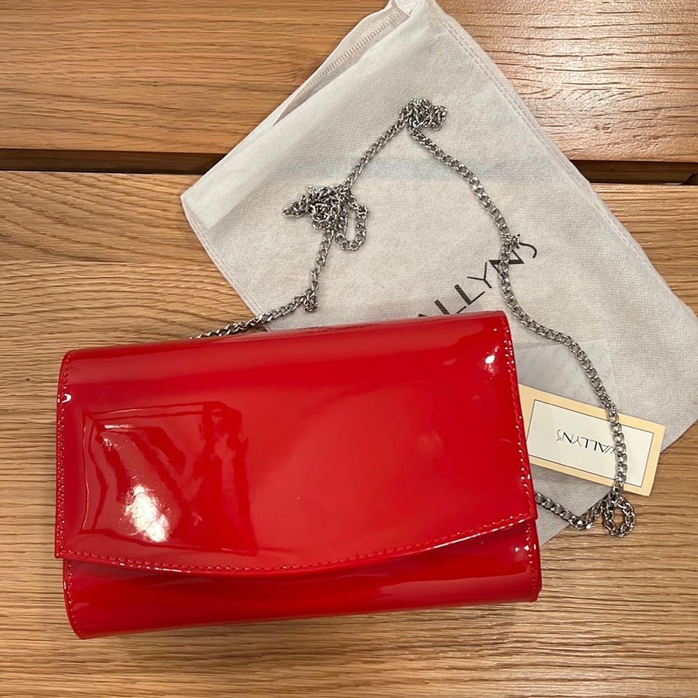 NWT Red Patton Clutch